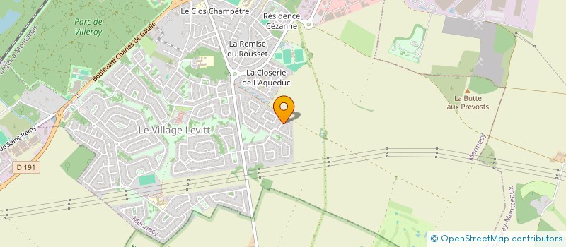 localisation de l'entreprise IMMOVA à MENNECY