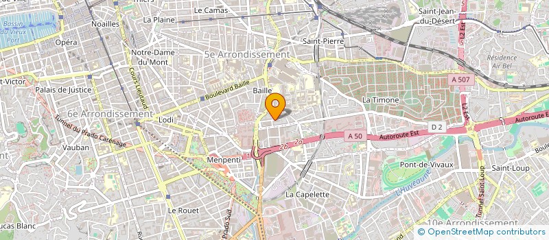 localisation de l'entreprise IMMOVAIR à MARSEILLE