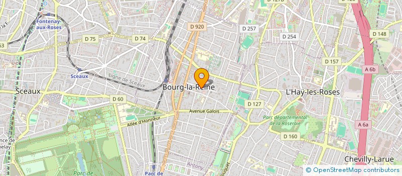 localisation de l'entreprise IMMOVAL à BOURG-LA-REINE