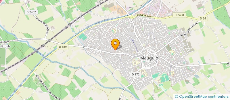 localisation de l'entreprise IMMOVAL  MAUGUIO