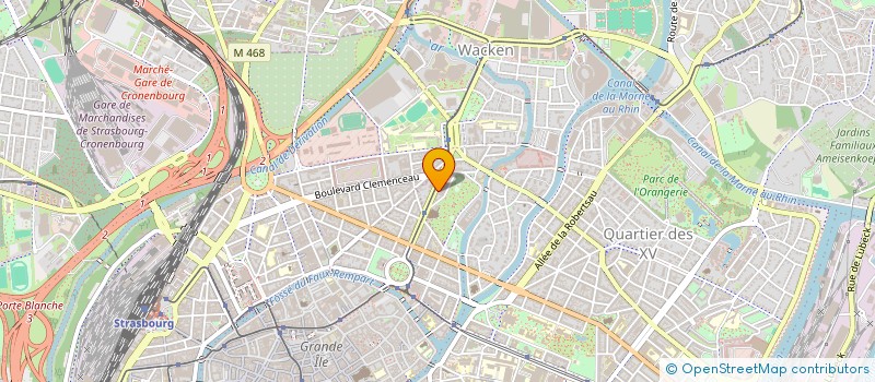 localisation de l'entreprise IMMOVAL à STRASBOURG