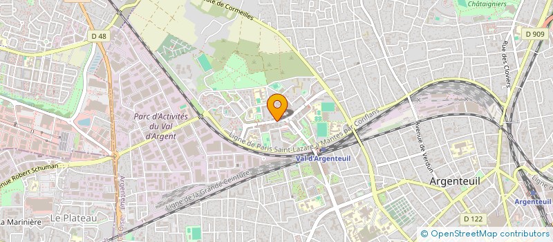 localisation de l'entreprise IMMOVAL  ARGENTEUIL