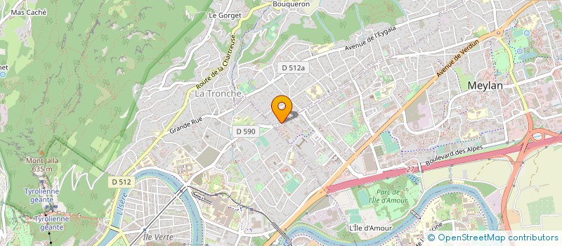 localisation de l'entreprise IMMOVALLEE REALISATION à CORENC