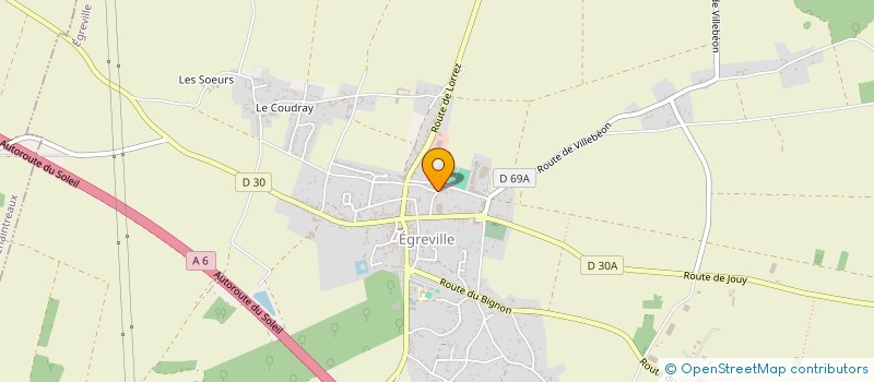 localisation de l'entreprise IMMOVER  EGREVILLE