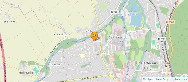 localisation de l'entreprise IMMOVER à CHALETTE-SUR-LOING