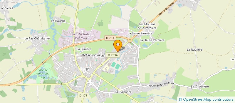 localisation de l'entreprise IMMOVET  LEGE