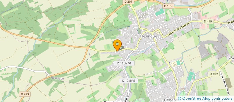 localisation de l'entreprise IMMOVFVT  HESINGUE