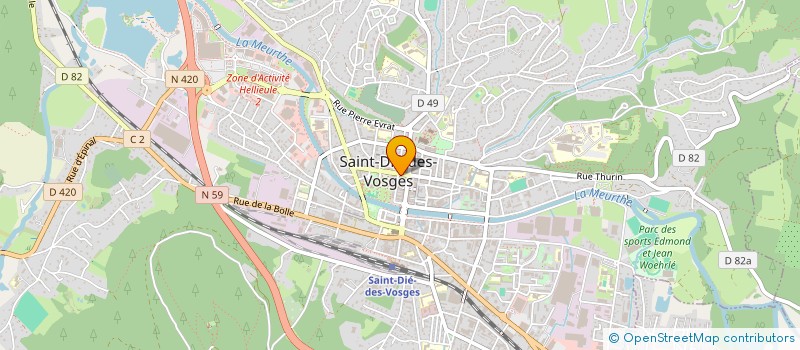 localisation de l'entreprise IMMOVILLE DI FLORIO à SAINT-DIE-DES-VOSGES