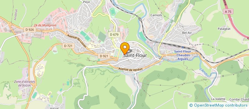 localisation de l'entreprise IMMOVINCE à SAINT-FLOUR