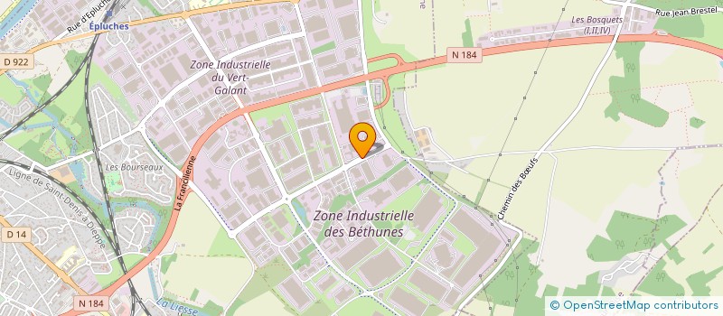 localisation de l'entreprise IMMOVISUEL à SAINT-OUEN-L'AUMONE