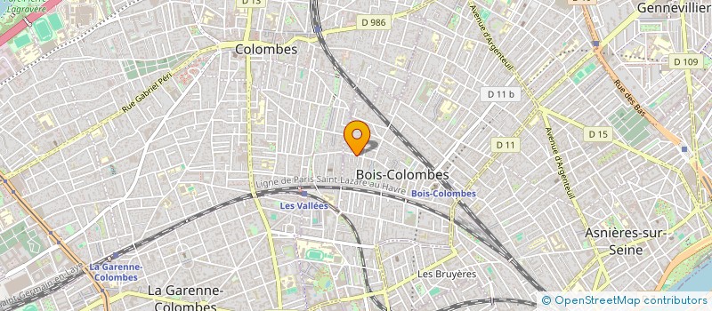 localisation de l'entreprise IMMOW à BOIS-COLOMBES