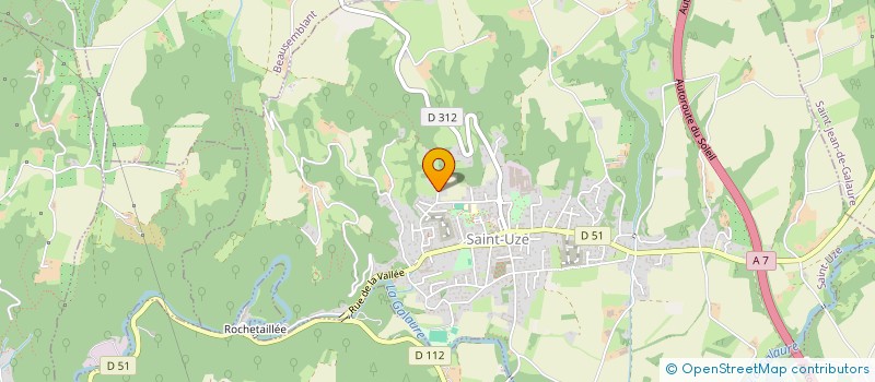 localisation de l'entreprise IMMOWCOST à SAINT-UZE