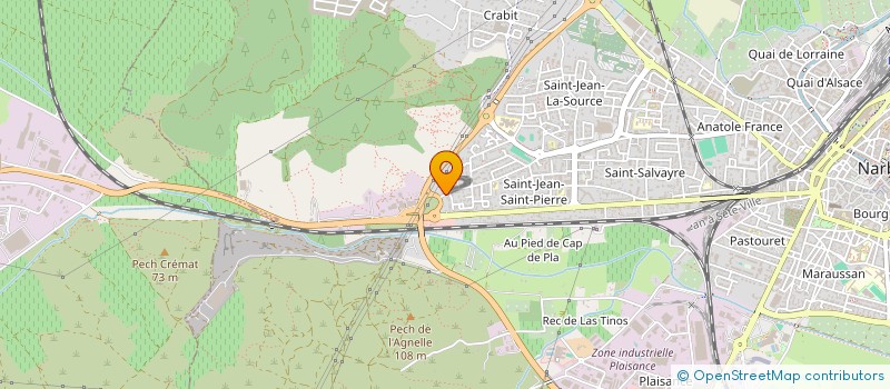 localisation de l'entreprise IMMOX  NARBONNE