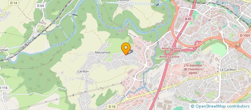 localisation de l'entreprise IMMOXA  CHAVANOD