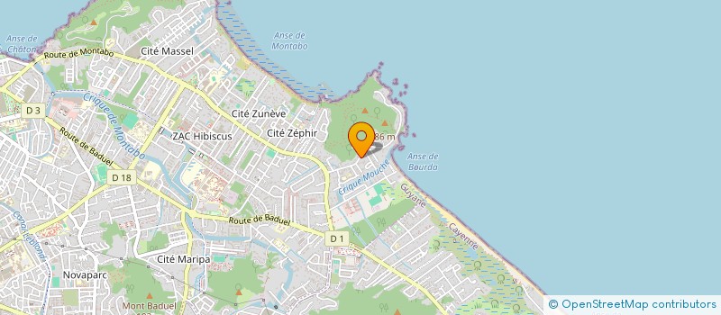 localisation de l'entreprise IMMOXA  CAYENNE