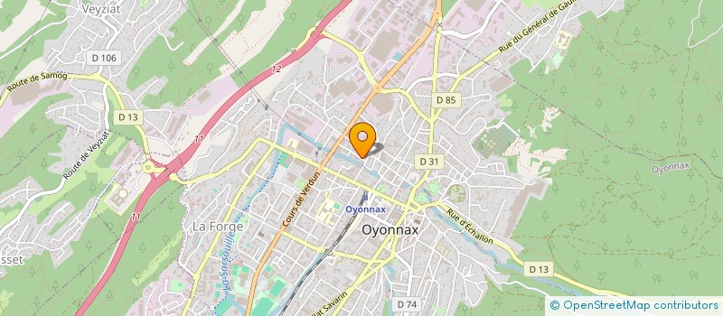 localisation de l'entreprise IMMOYO PAYS DE L'AIN à OYONNAX