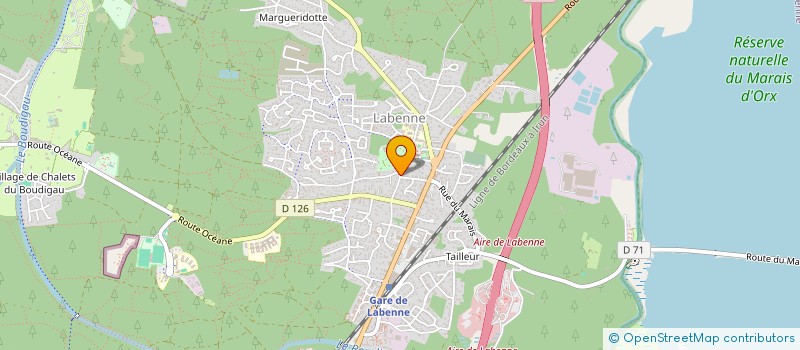 localisation de l'entreprise IMMOZ à LABENNE
