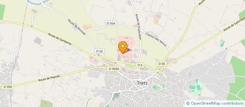 localisation de l'entreprise IMMOZAN  TRETS