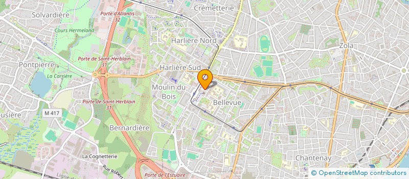 localisation de l'entreprise IMMOZEN  NANTES