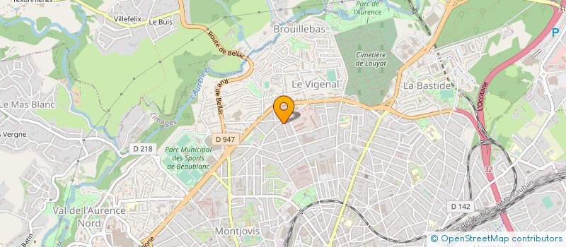 localisation de l'entreprise IMMOZEN à LIMOGES
