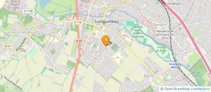 localisation de l'entreprise IMMOZEN à LONGJUMEAU