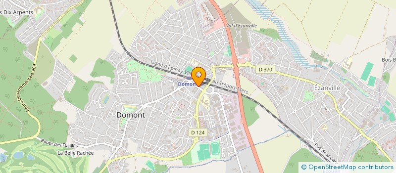 localisation de l'entreprise IMMOZER  DOMONT