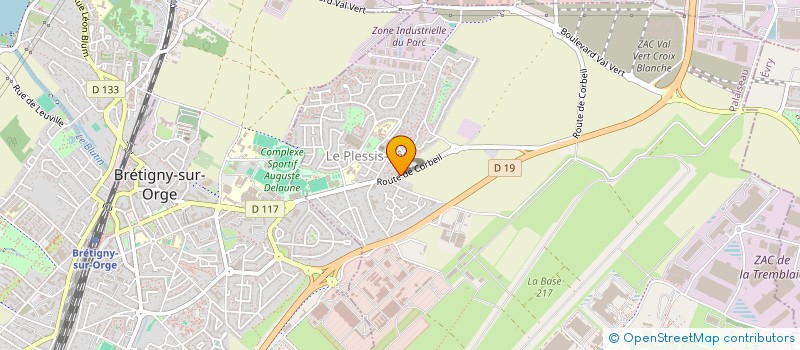 localisation de l'entreprise IMMOZIA  LE PLESSIS-PATE