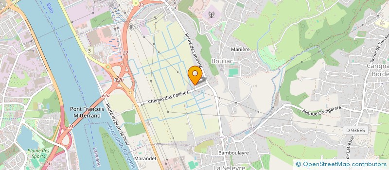 localisation de l'entreprise IMMOZYMM  BOULIAC