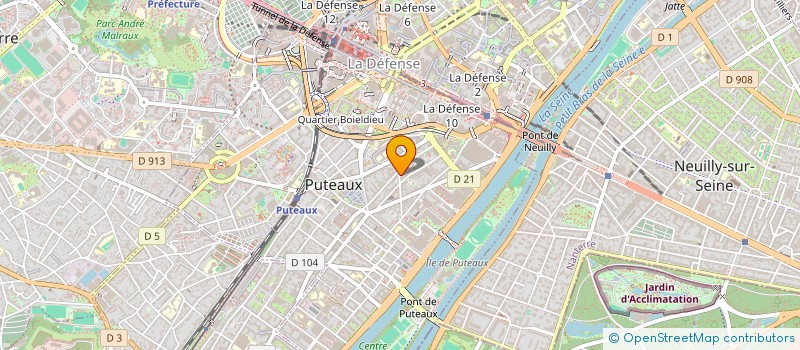 localisation de l'entreprise IMMT  PUTEAUX