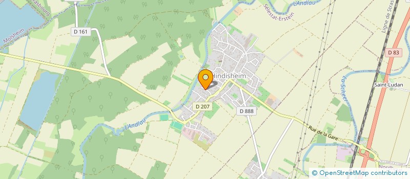 localisation de l'entreprise IMMU  HINDISHEIM