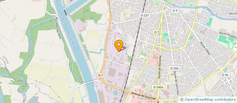 localisation de l'entreprise IMMVEST  MONTELIMAR