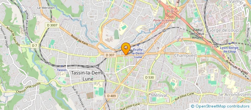 localisation de l'entreprise IMMWA à TASSIN-LA-DEMI-LUNE