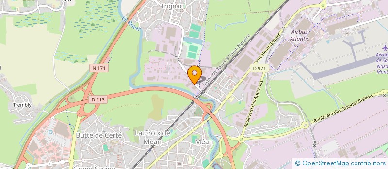 localisation de l'entreprise IMMWEST 49  TRIGNAC