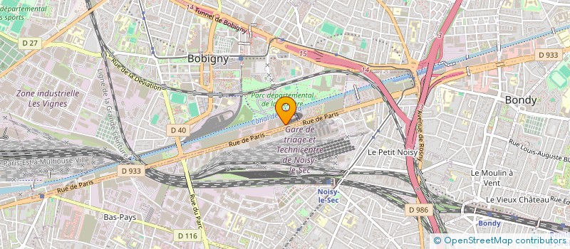 localisation de l'entreprise IMN FOOD  BOBIGNY