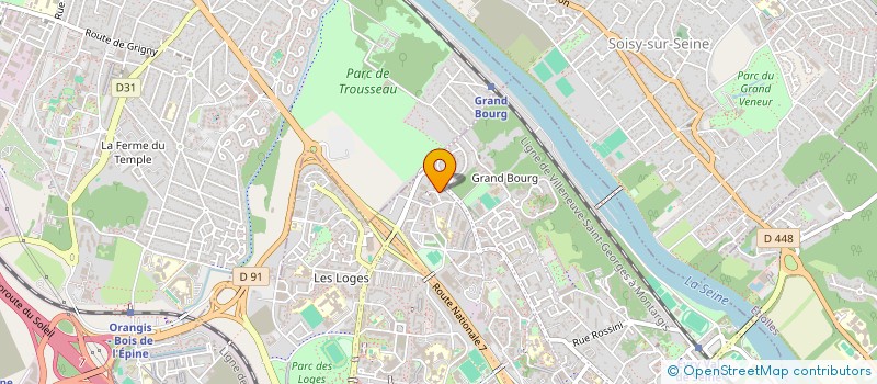 localisation de l'entreprise IMNA à EVRY-COURCOURONNES