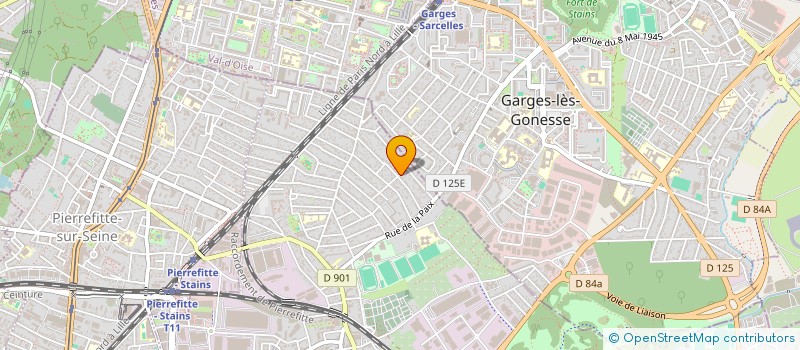 localisation de l'entreprise IMNA  STAINS