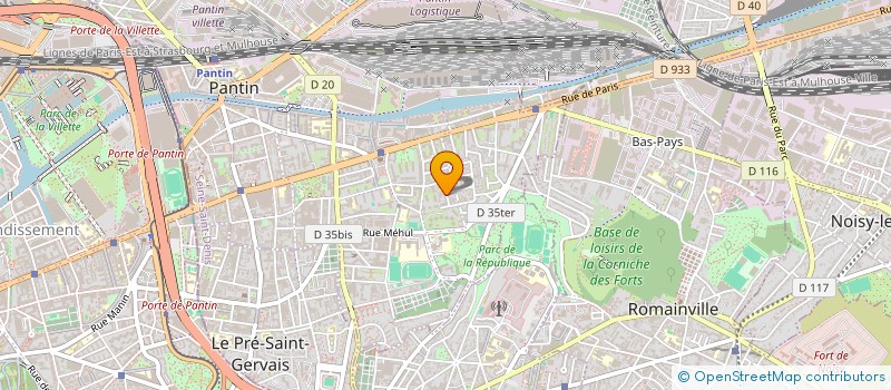 localisation de l'entreprise IMNA PARTNERS à PANTIN