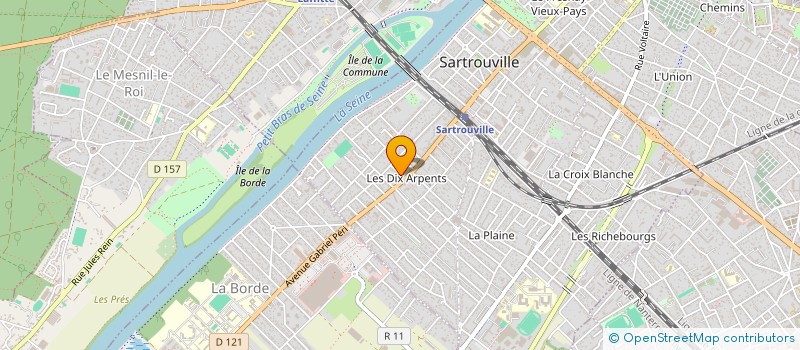 localisation de l'entreprise IMNOS WEB SERVICES à SARTROUVILLE