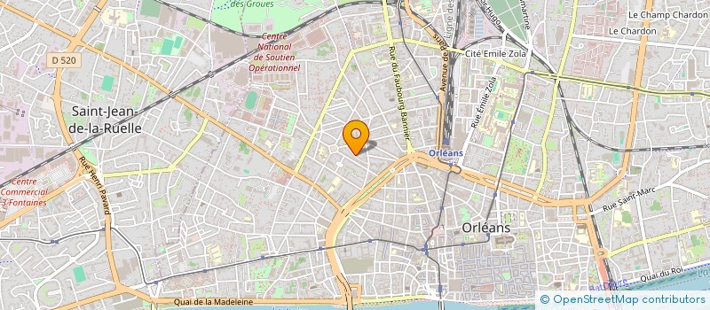 localisation de l'entreprise IMO 45 à ORLEANS