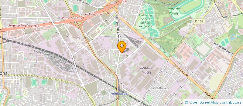 localisation de l'entreprise IMO  VENISSIEUX