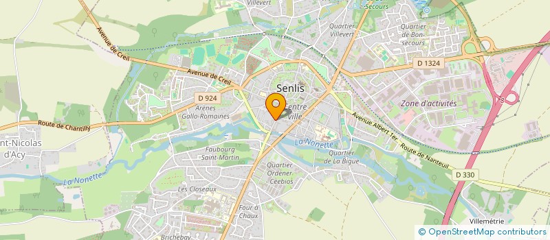 localisation de l'entreprise IMO  SENLIS