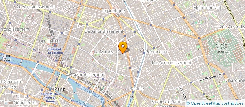 localisation de l'entreprise IMO BAT  PARIS