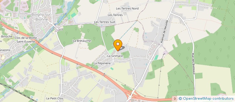 localisation de l'entreprise IMO CLE  CHECY