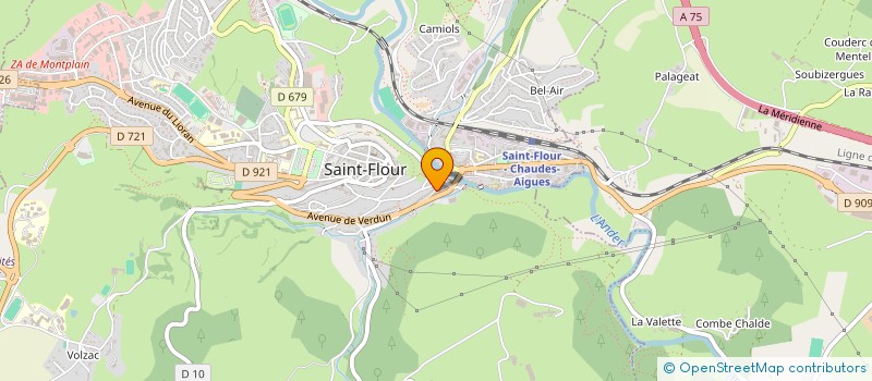 localisation de l'entreprise IMO COLAS à SAINT-FLOUR