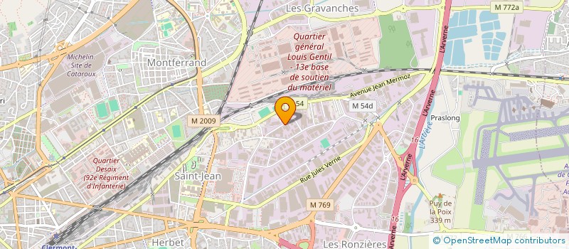 localisation de l'entreprise IMO LOGISTIC  CLERMONT-FERRAND