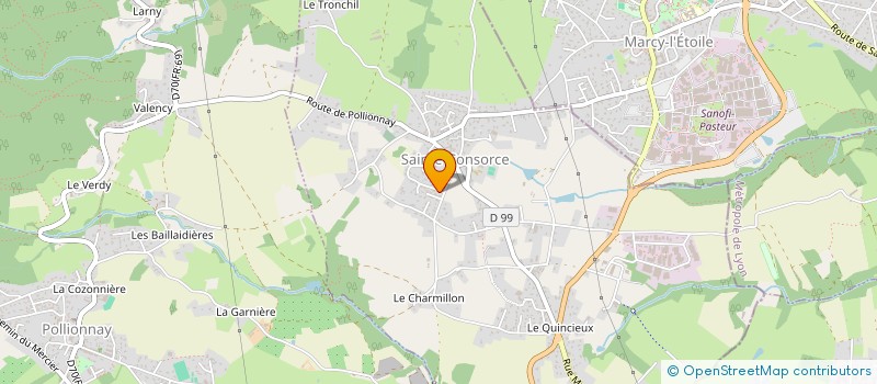 localisation de l'entreprise IMO PECTORE  SAINTE-CONSORCE