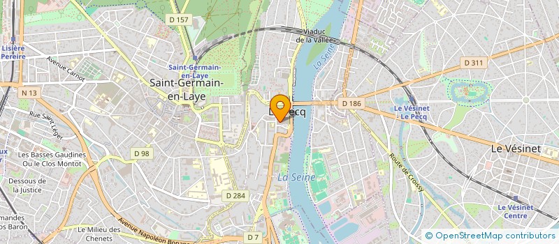 localisation de l'entreprise IMO PRIM  LE PECQ