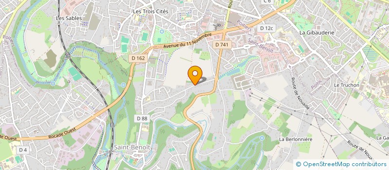 localisation de l'entreprise IMO-TIF  SAINT-BENOIT