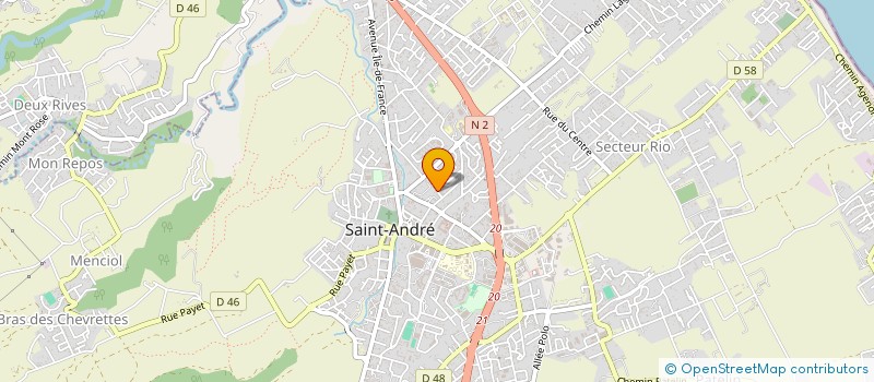 localisation de l'entreprise IMOBAT à SAINT-ANDRE