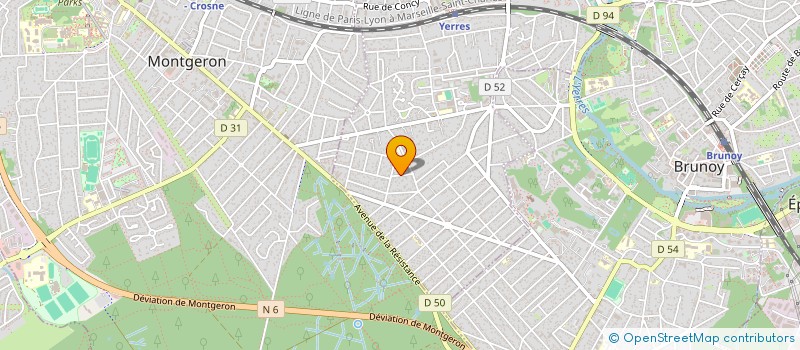 localisation de l'entreprise IMOBY  YERRES